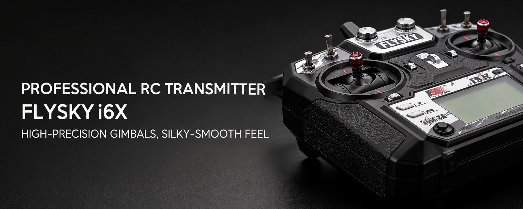 FlySky i6X professional remote-control transmitter